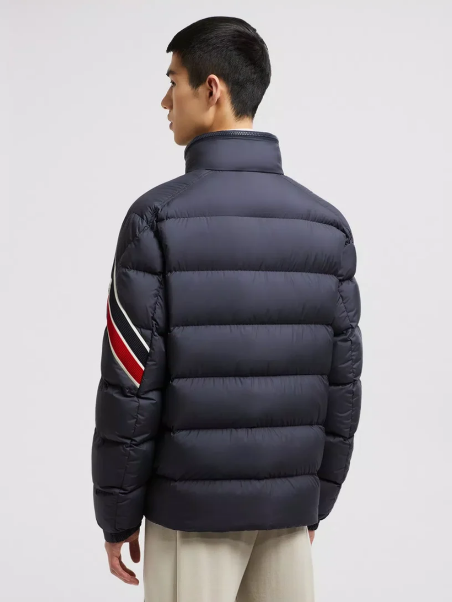 Moncler Men's Logo Patch Down Jacket