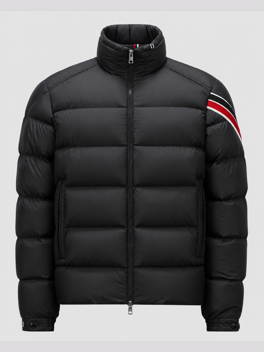 Moncler Men's Logo Patch Down Jacket