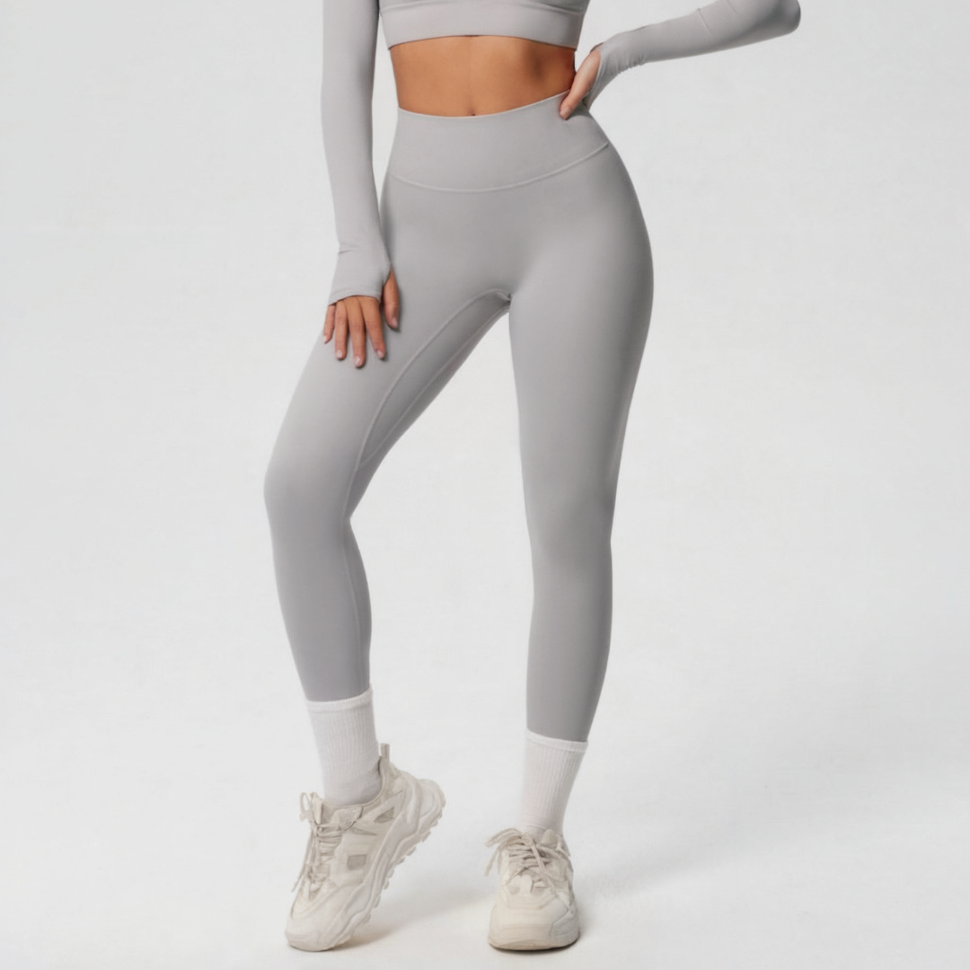 Gym Leggings for Women – Stretch Workout Leggings with Wide Waistband