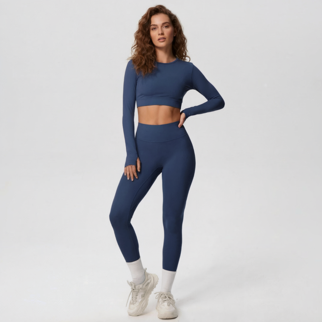 Gym Leggings for Women – Stretch Workout Leggings with Wide Waistband