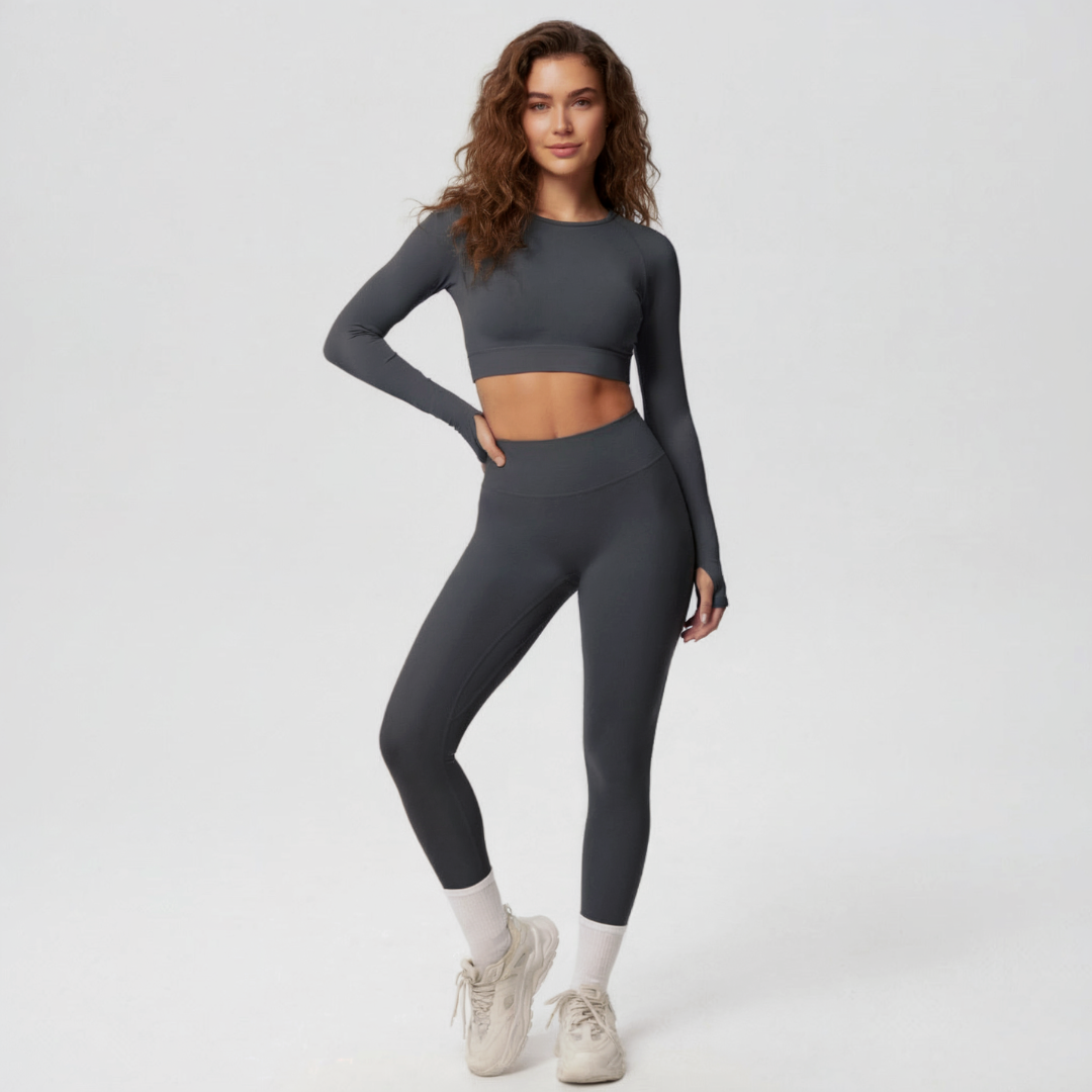 Gym Leggings for Women – Stretch Workout Leggings with Wide Waistband