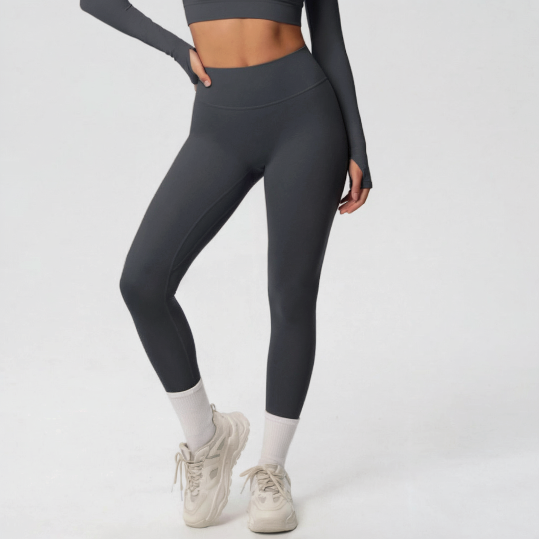 Gym Leggings for Women – Stretch Workout Leggings with Wide Waistband