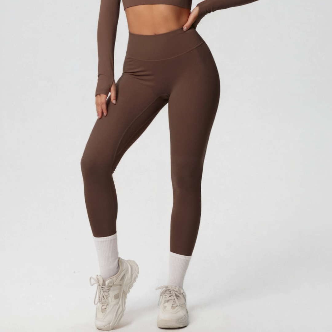 Gym Leggings for Women – Stretch Workout Leggings with Wide Waistband
