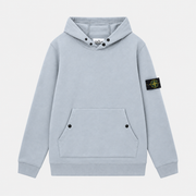Stone Island Organic Cotton Compass Logo Hoodie