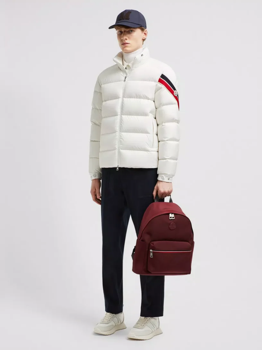 Moncler Men's Logo Patch Down Jacket