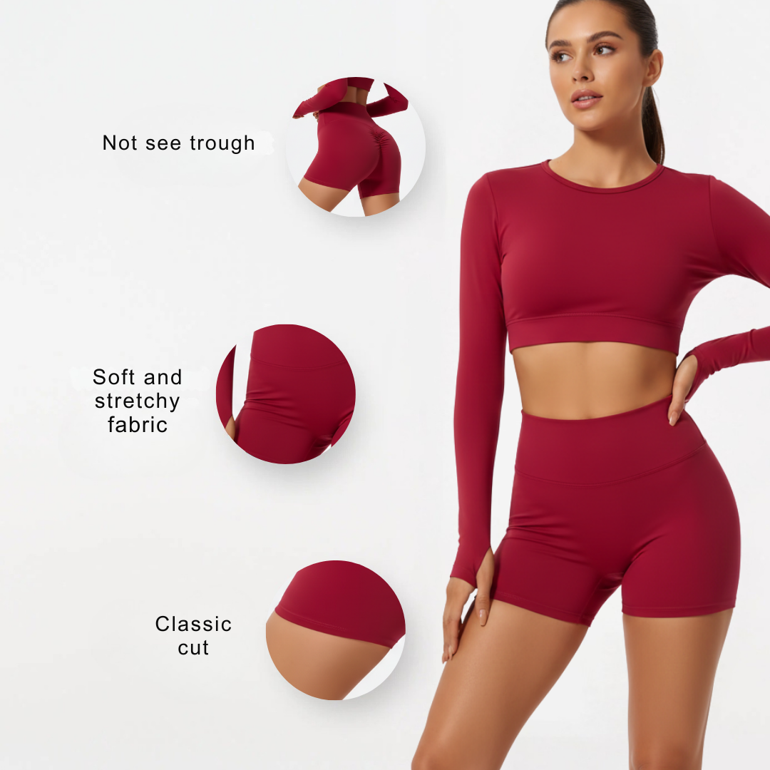 Seamless Gym Shorts for Women – High Waisted Squat Proof Workout Shorts