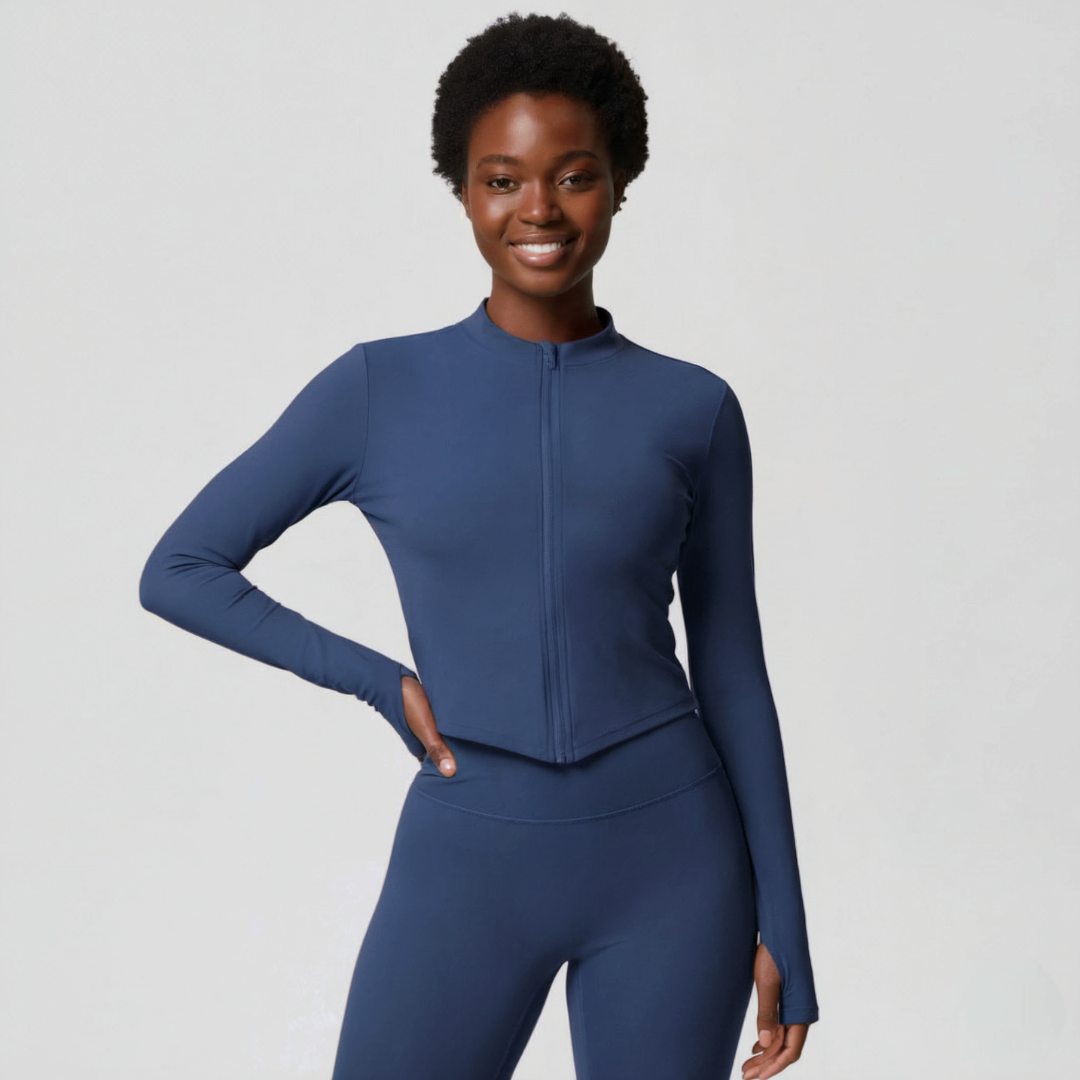 Women’s Casual Zip Jacket – Lightweight Everyday Jacket with Relaxed Fit