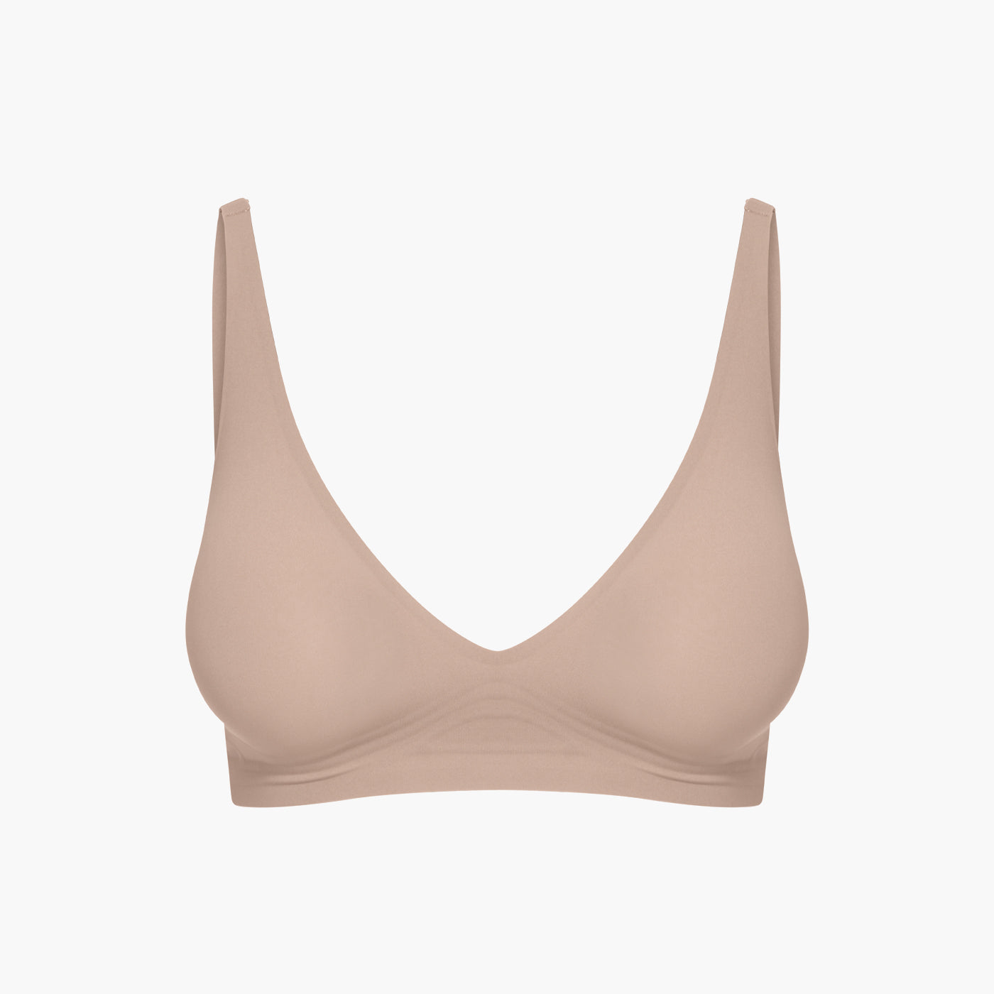 Women’s Seamless V Neck Bra – Soft Stretch Wireless Everyday Fit