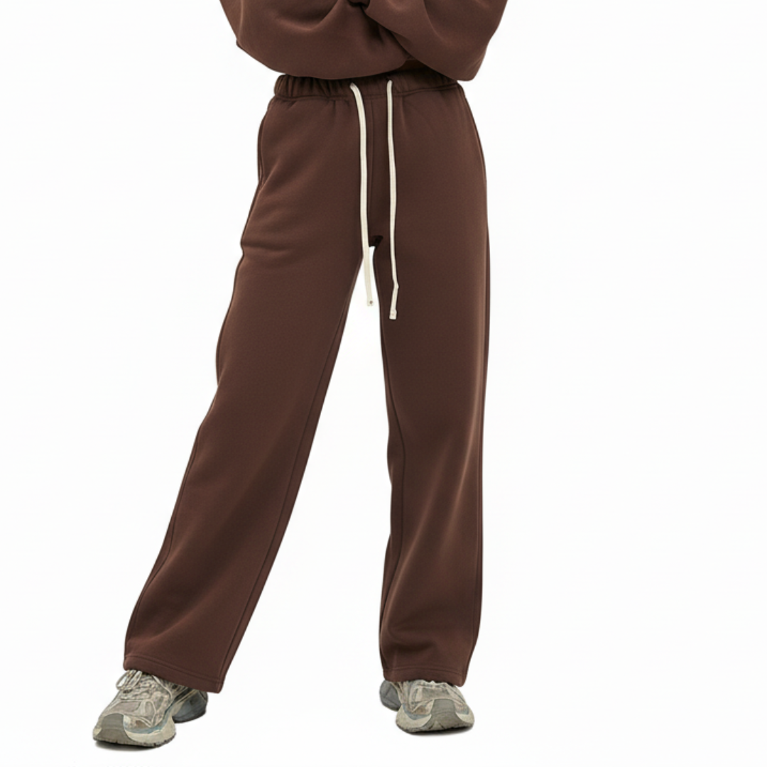 Women’s Straight Leg Joggers – Casual Sweatpants with Elastic Waist and Drawstring