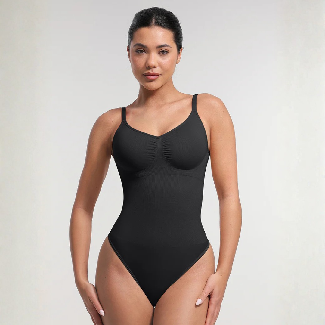 Shapewear Bodysuit for Women – Slim Strap Stretch Body Suit