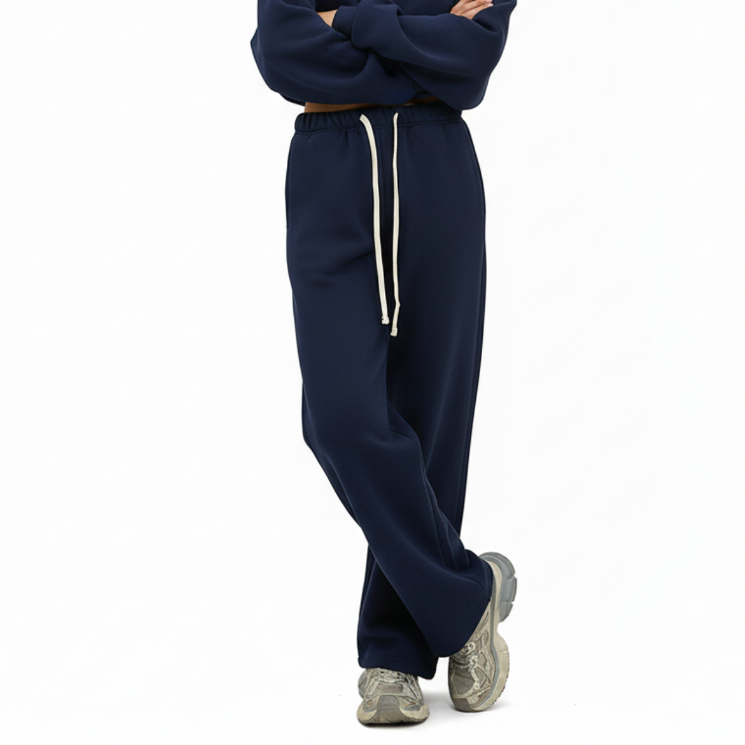 Women’s Straight Leg Joggers – Casual Sweatpants with Elastic Waist and Drawstring