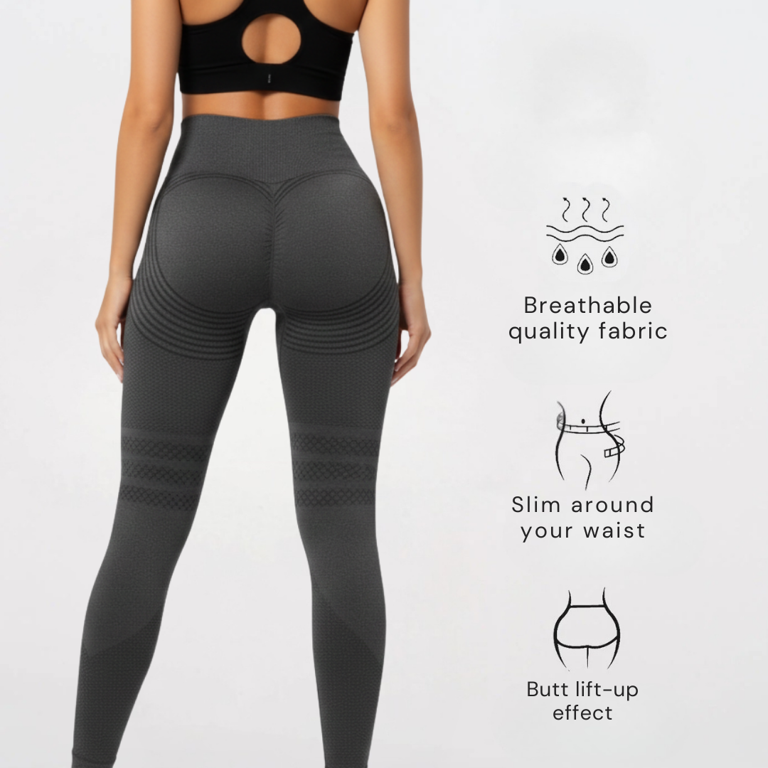 High Waisted Gym Leggings for Women – Stretch Workout Fitness Tights for Everyday Wear