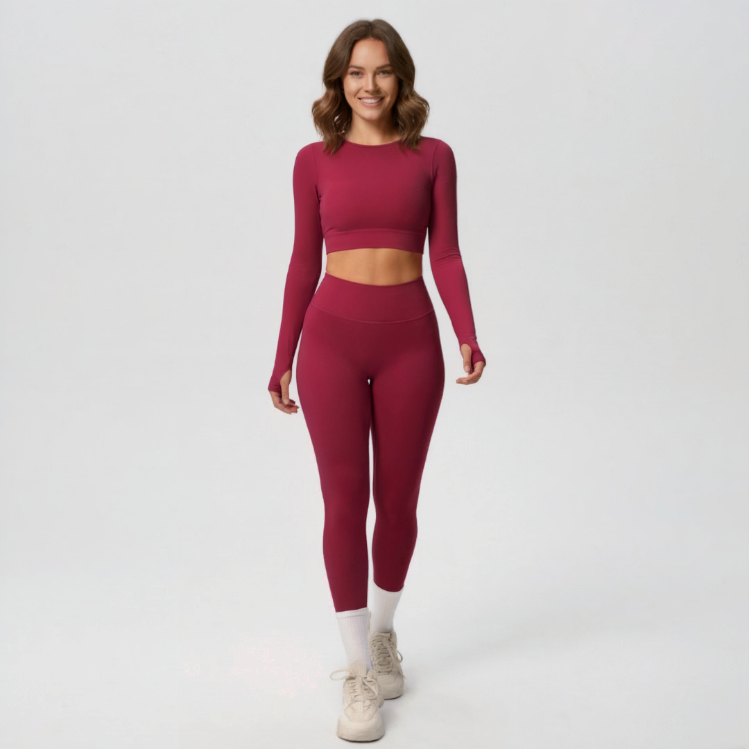 Gym Leggings for Women – Stretch Workout Leggings with Wide Waistband