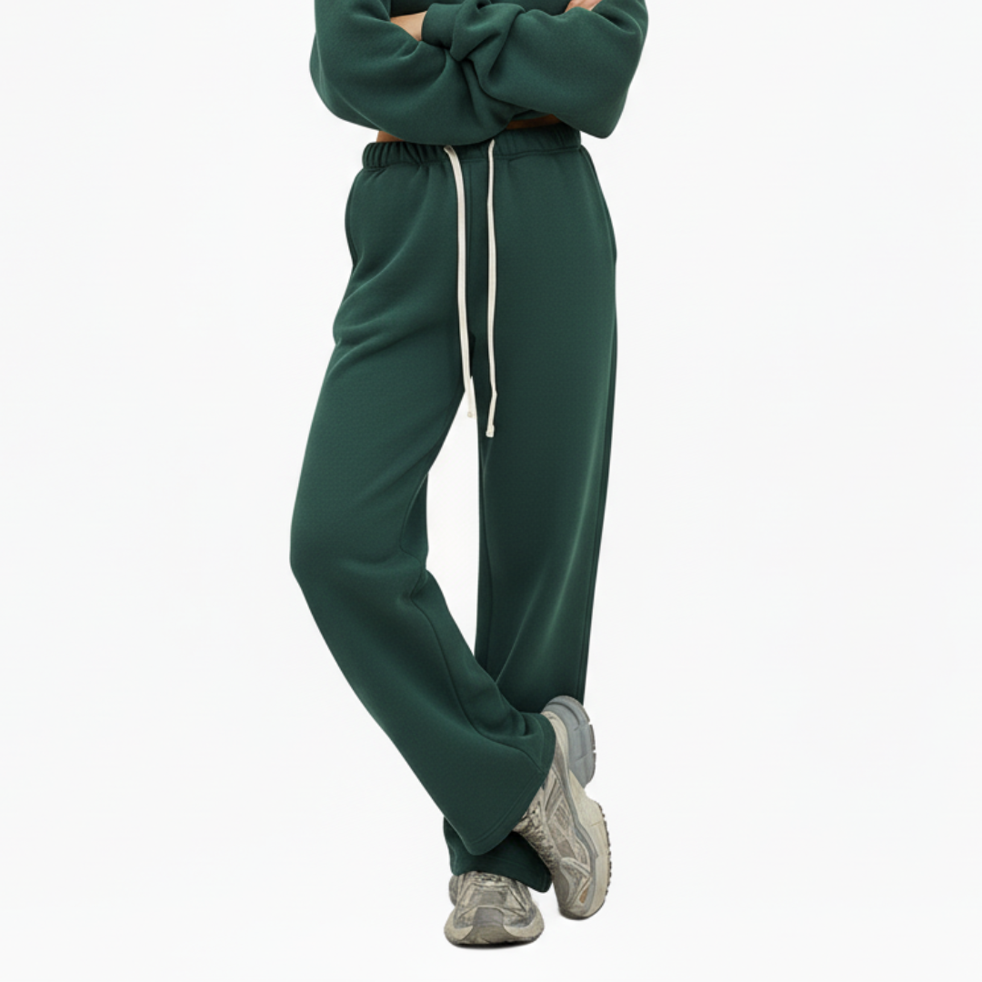 Women’s Straight Leg Joggers – Casual Sweatpants with Elastic Waist and Drawstring