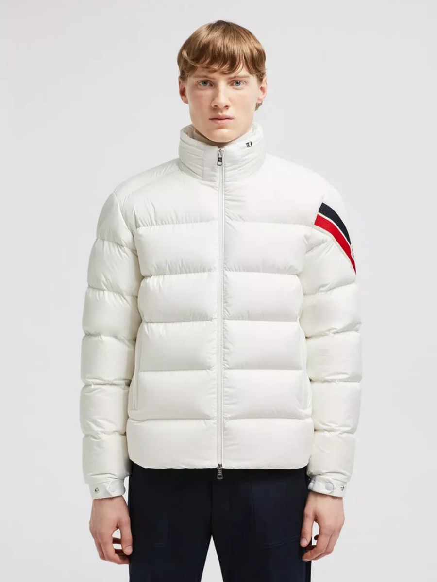 Moncler Men's Logo Patch Down Jacket