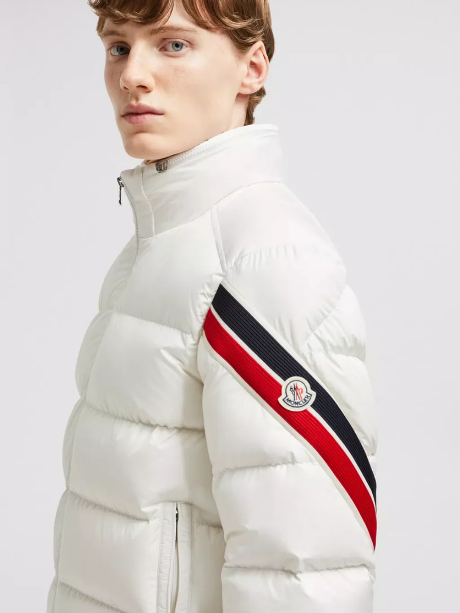 Moncler Men's Logo Patch Down Jacket