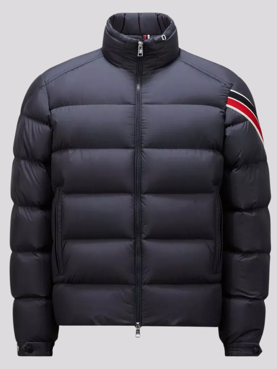 Moncler Men's Logo Patch Down Jacket