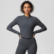 Women’s Casual Zip Jacket – Lightweight Everyday Jacket with Relaxed Fit