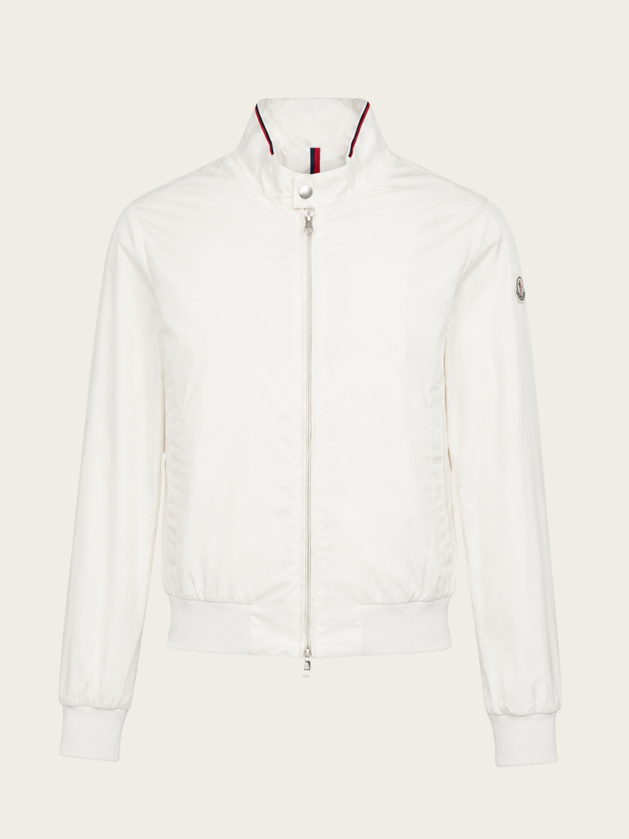 Moncler Reppe Nylon Jacket with Tricolor Detail