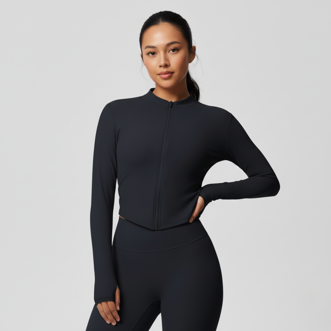 Women’s Casual Zip Jacket – Lightweight Everyday Jacket with Relaxed Fit