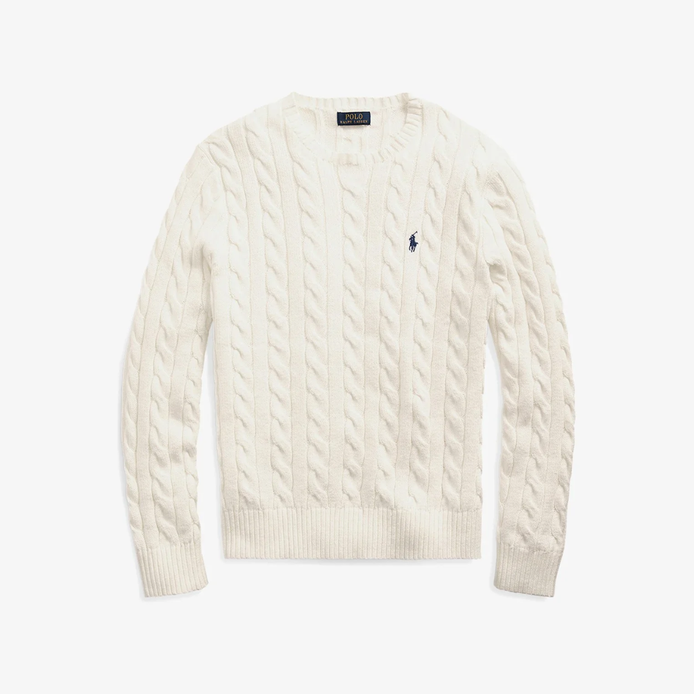 Cable-Knit Cotton Jumper