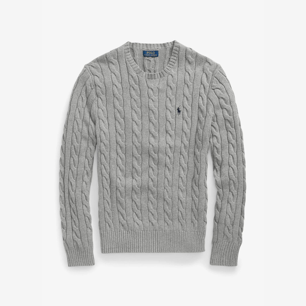 Cable-Knit Cotton Jumper