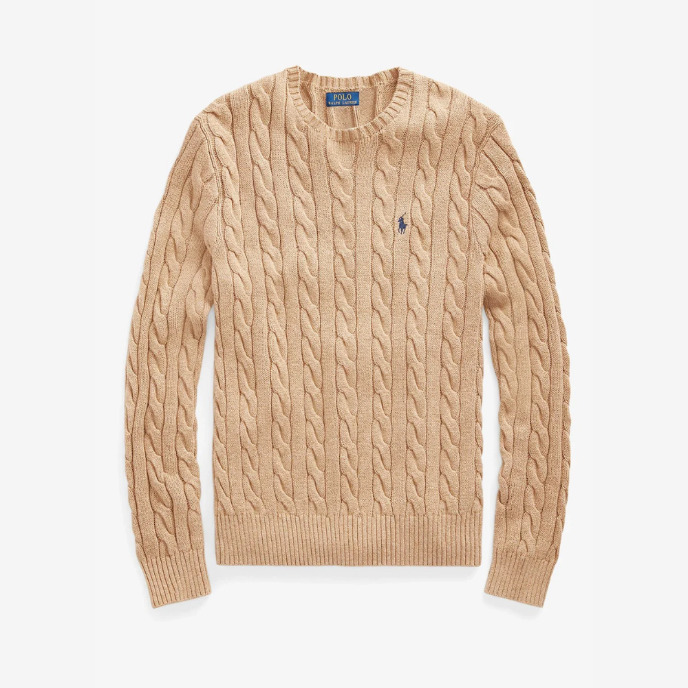 Cable-Knit Cotton Jumper