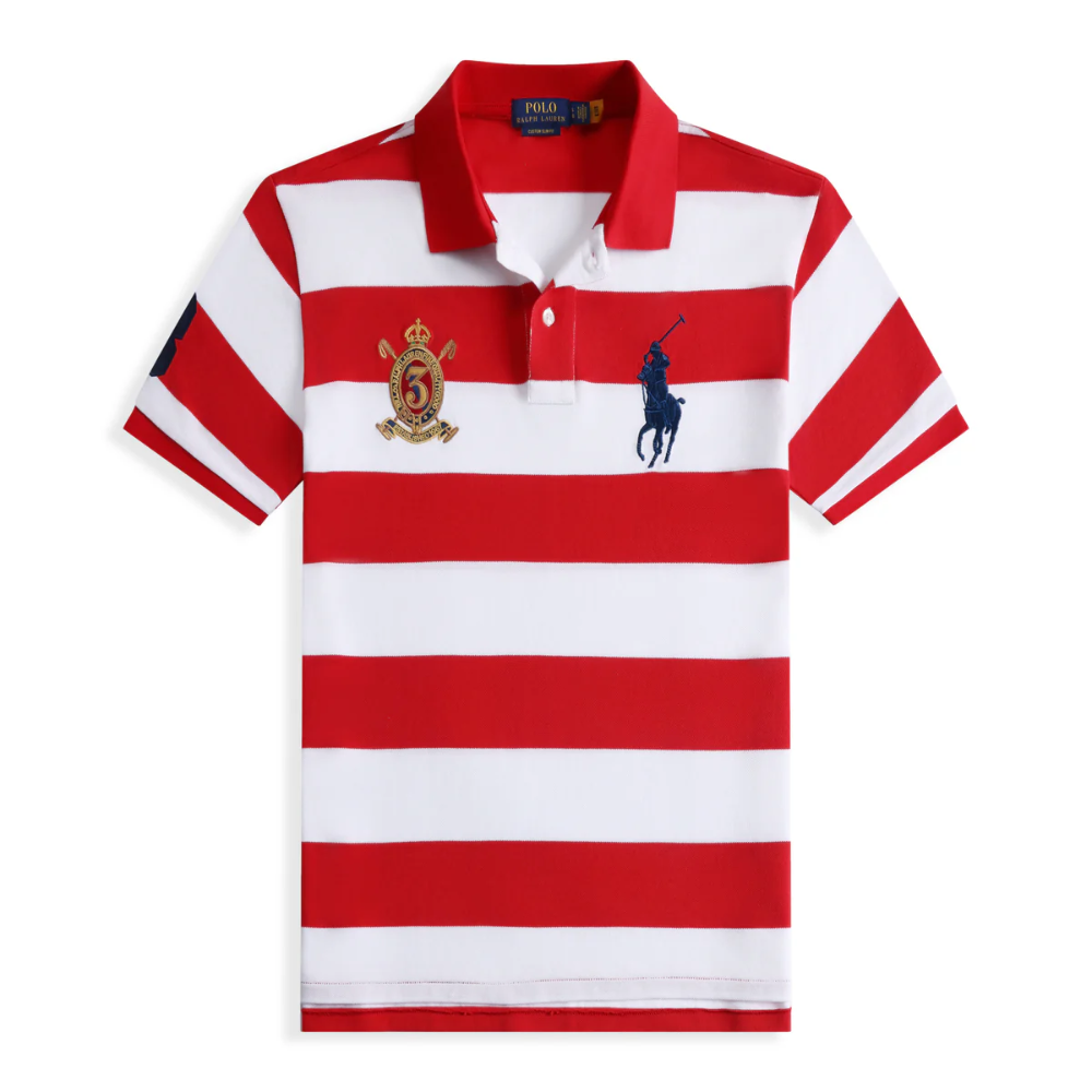 Clasic Fit Big Pony Mesh Polo Shirt