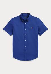 Klassisches Fit Garment-Dyed Oxfordhemd