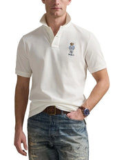 Classic Fit Polo Bear Mesh Polo Shirt