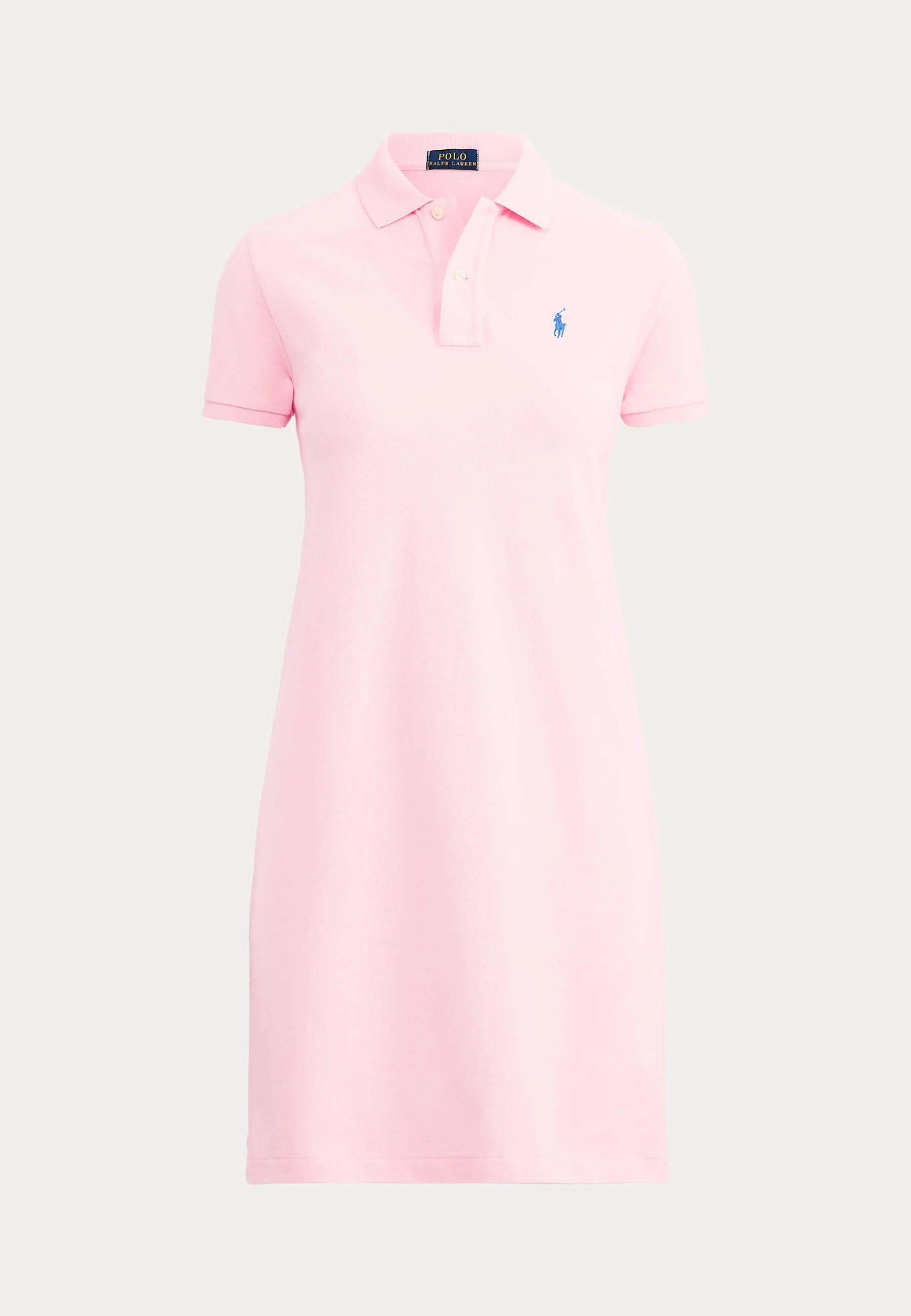 Cotton Mesh Polo Dress