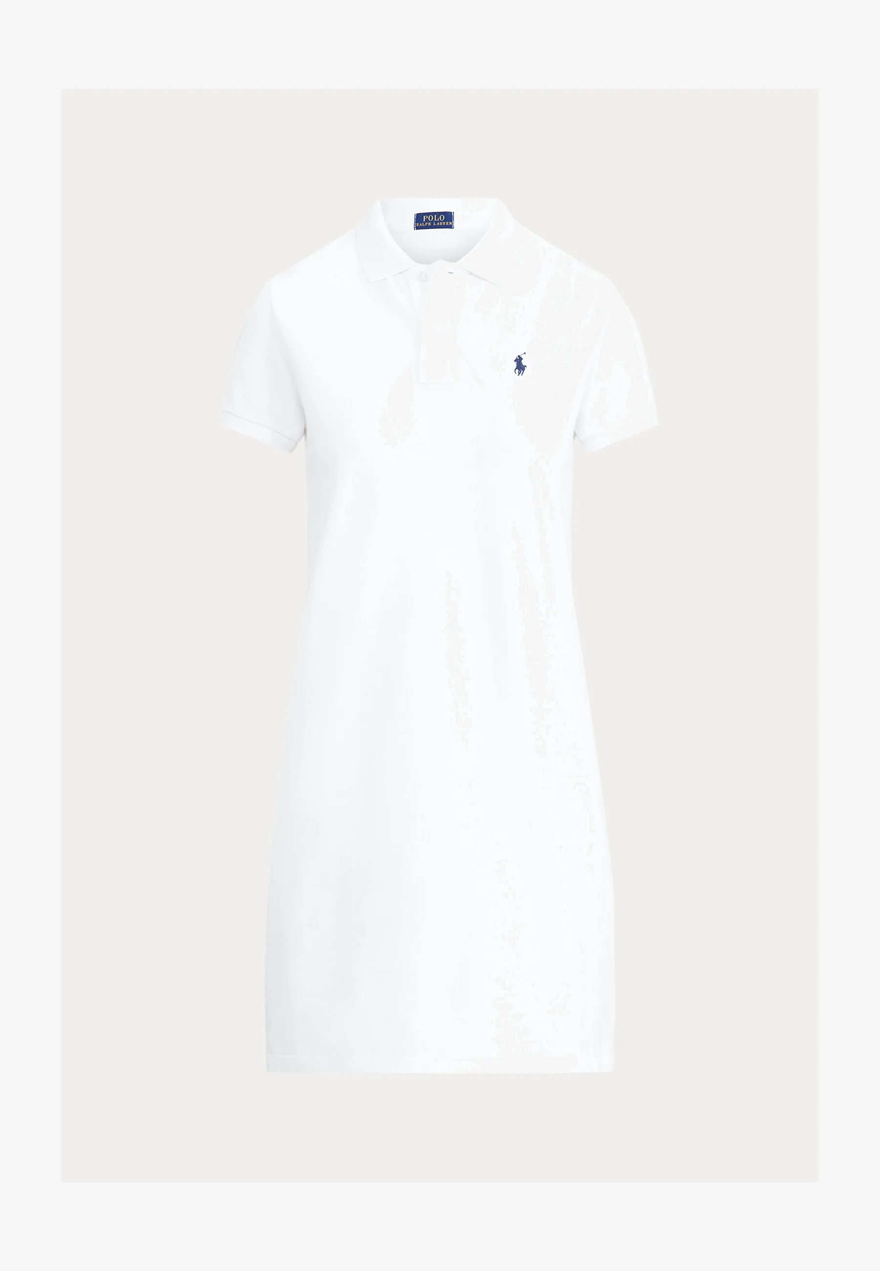 Cotton Mesh Polo Dress