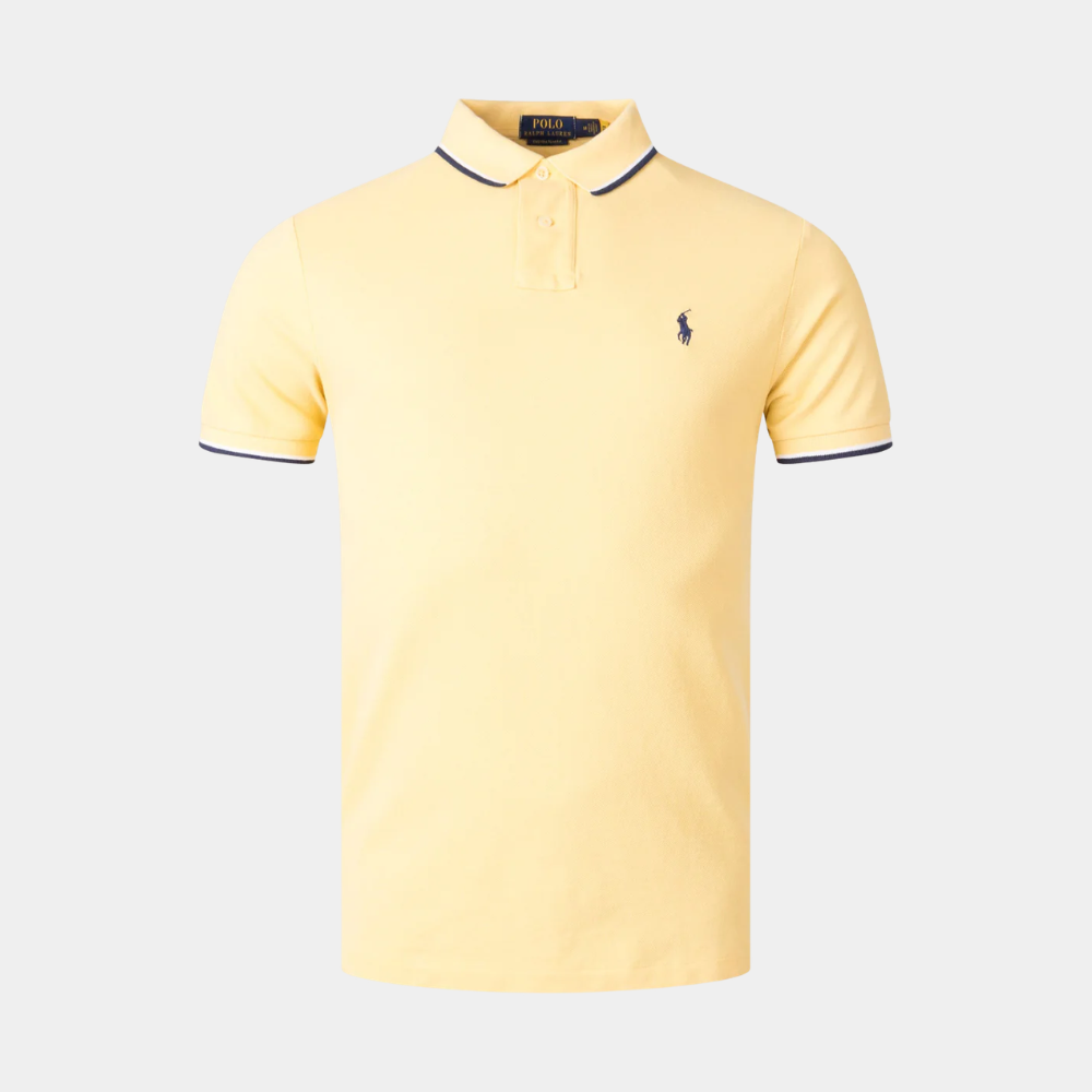 Custom Slim Fit Mesh Polo Shirt