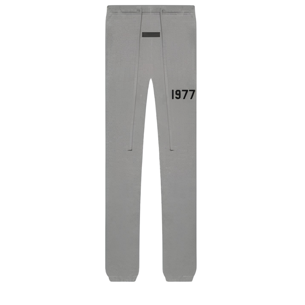 Fear of God Essentials 1977 Dark Oatmeal Logo Hoodie and Joggers Set