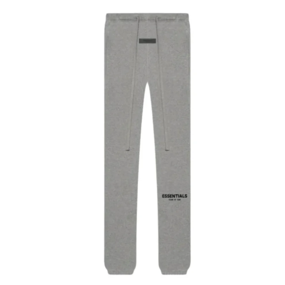 Fear of God Essentials Dark Oatmeal Logo Hoodie and Joggers Set