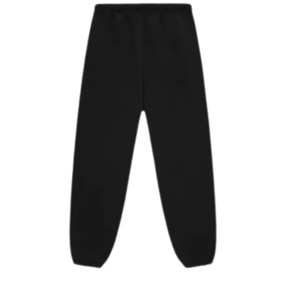Fear of God Essentials FW24 Black Hoodie and Joggers Set with White Logo
