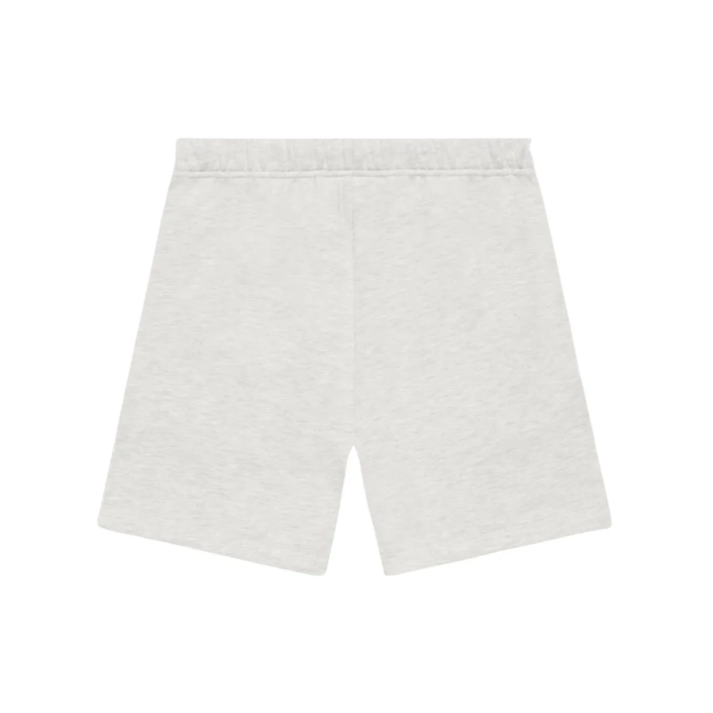 Fear of God Essentials Light Oatmeal Logo T-Shirt and Shorts Set
