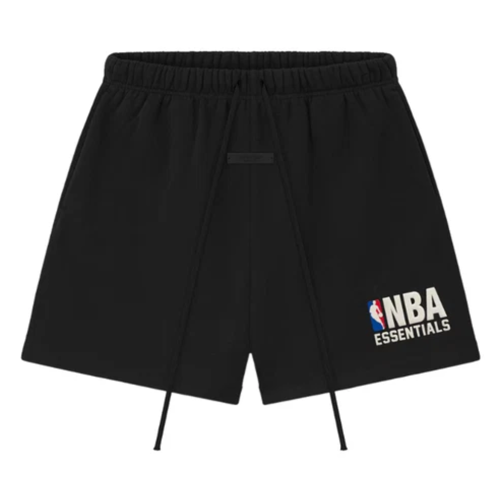 Fear of God Essentials NBA Black Logo T-Shirt and Shorts Set
