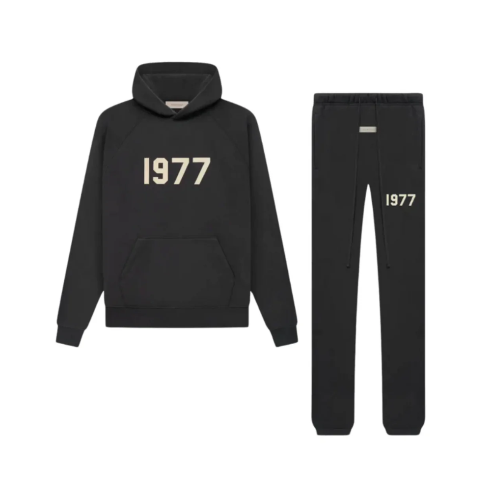 Fear of God Essentials Unisex Black Logo Hoodie