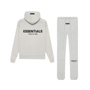 Fear of God Essentials Unisex Light Grey Hoodie and Joggers Two-Piece Set