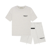 Fear of God Essentials Unisex Light Gray Summer Two-Piece Set