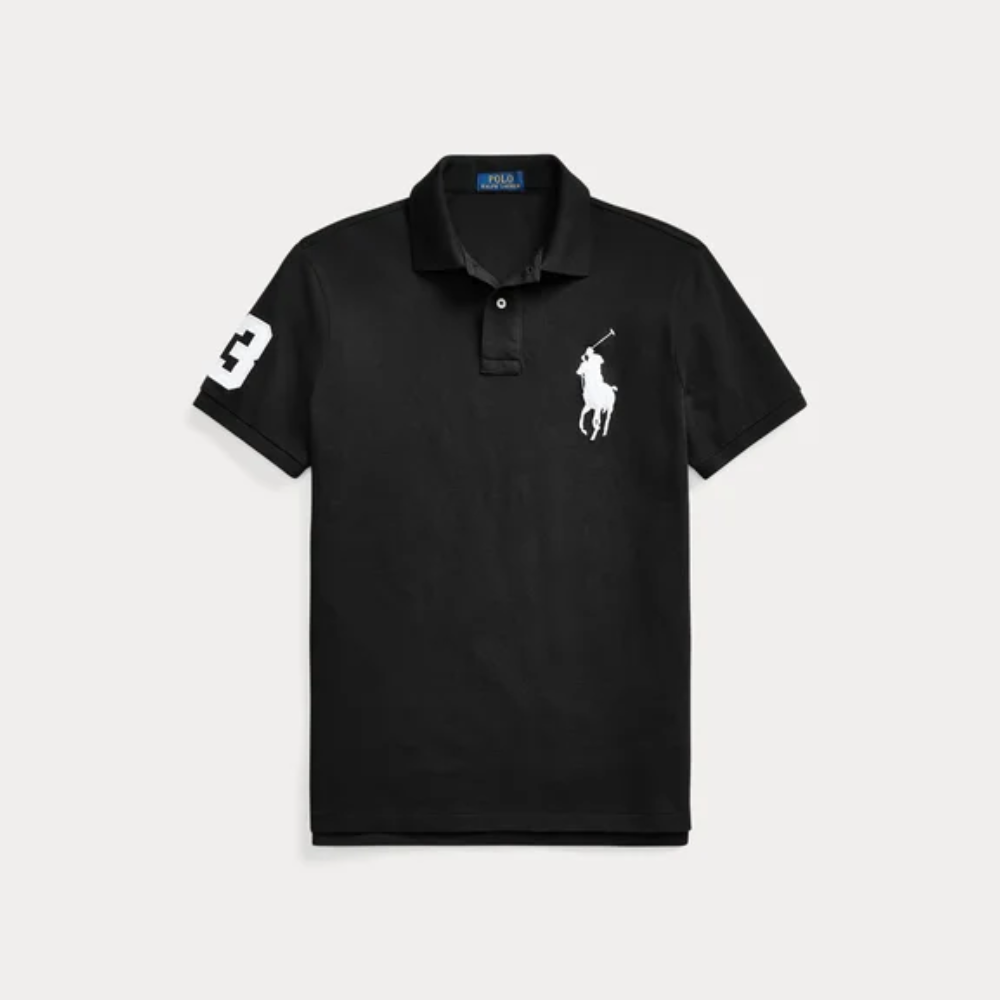 Fitted Mesh Polo Shirt