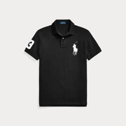 Enganliegendes Mesh-Polohemd
