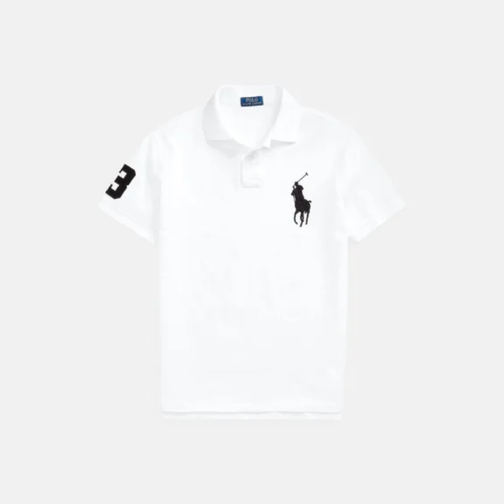 Fitted Mesh Polo Shirt