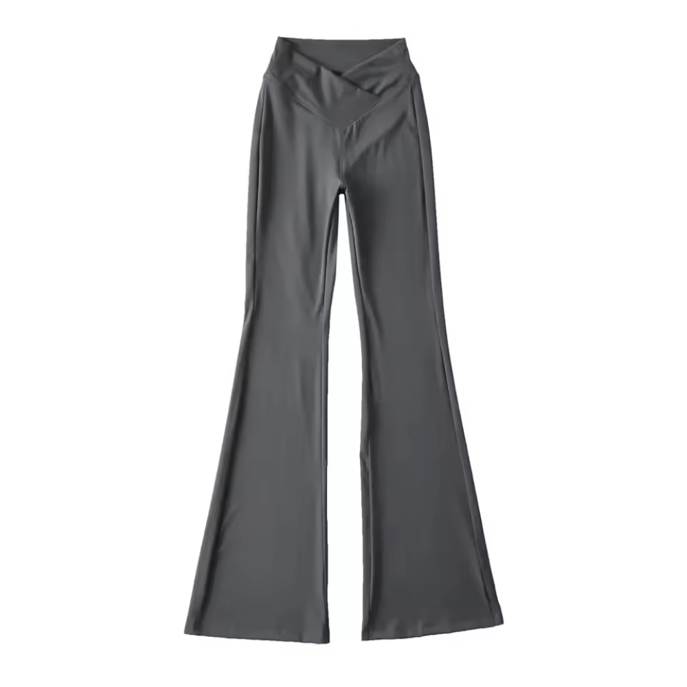 High Waisted V Shape Flare Yoga Pants for Women – Bootcut Workout Leggings Activewear