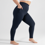 Plus Size High Waisted Yoga Leggings with Pockets for Women – Stretch Gym Workout Leggings