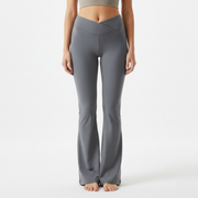 High Waisted V Shape Flare Yoga Pants for Women – Bootcut Workout Leggings Activewear
