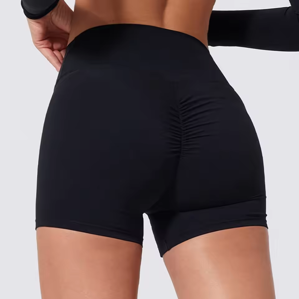 Seamless Gym Shorts for Women – High Waisted Squat Proof Workout Shorts