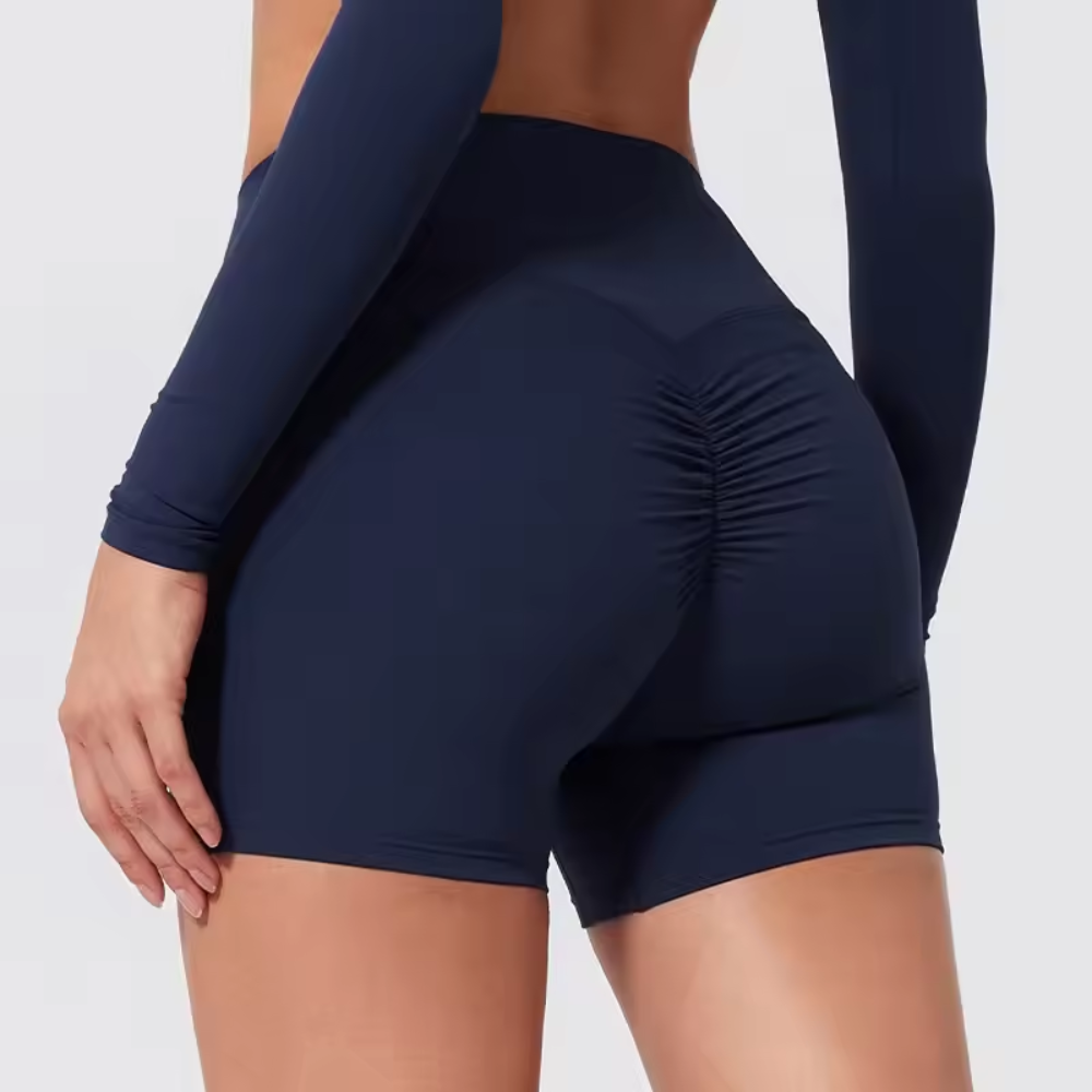 Seamless Gym Shorts for Women – High Waisted Squat Proof Workout Shorts