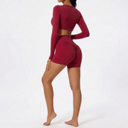 Seamless Gym Shorts for Women – High Waisted Squat Proof Workout Shorts